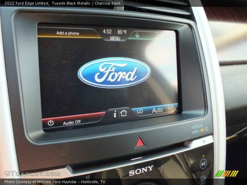Tuxedo Black Metallic / Charcoal Black 2012 Ford Edge Limited