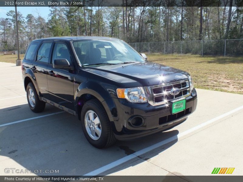 Ebony Black / Stone 2012 Ford Escape XLS
