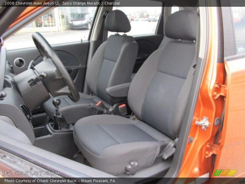 Spicy Orange Metallic / Charcoal 2008 Chevrolet Aveo Aveo5 LS