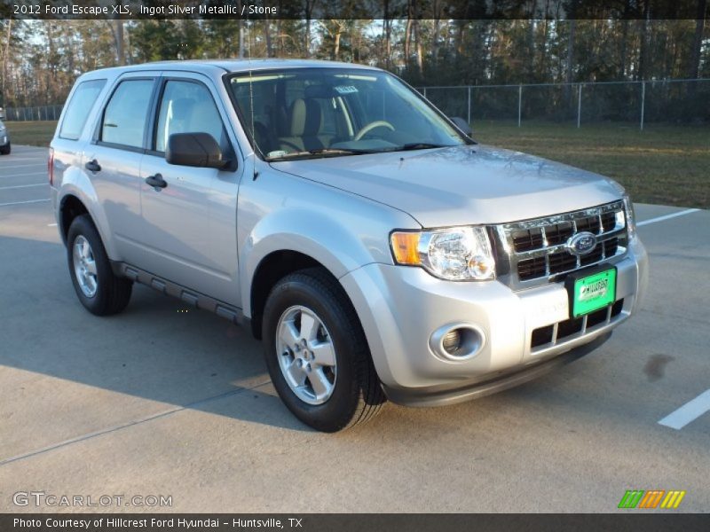 Ingot Silver Metallic / Stone 2012 Ford Escape XLS