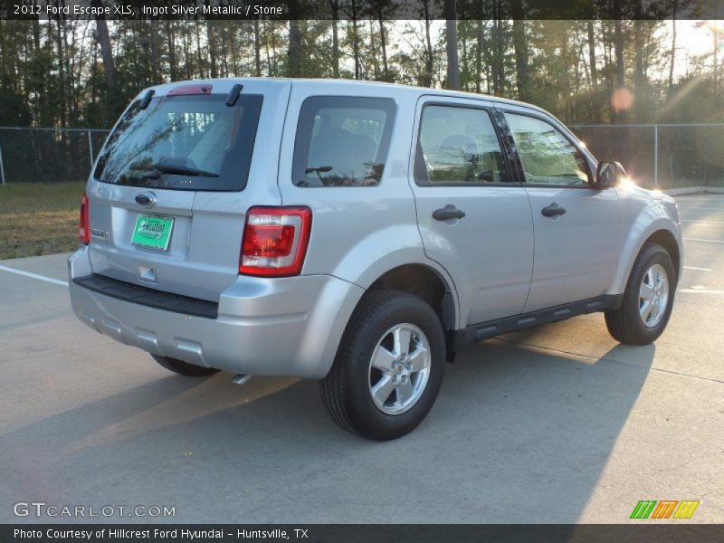 Ingot Silver Metallic / Stone 2012 Ford Escape XLS