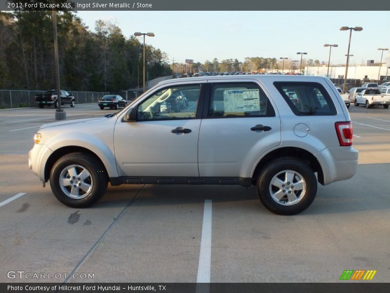 Ingot Silver Metallic / Stone 2012 Ford Escape XLS