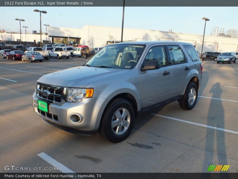 Ingot Silver Metallic / Stone 2012 Ford Escape XLS