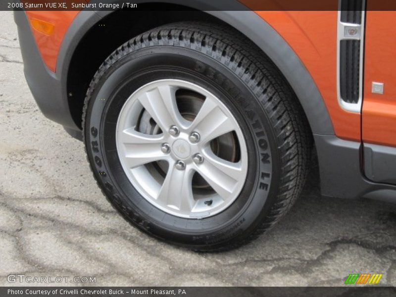 Sunburst Orange / Tan 2008 Saturn VUE XE