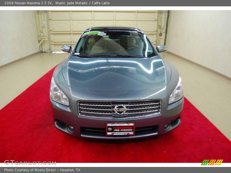 Mystic Jade Metallic / Caffe Latte 2009 Nissan Maxima 3.5 SV