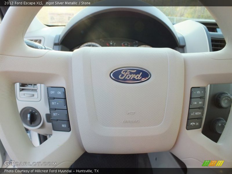 Ingot Silver Metallic / Stone 2012 Ford Escape XLS