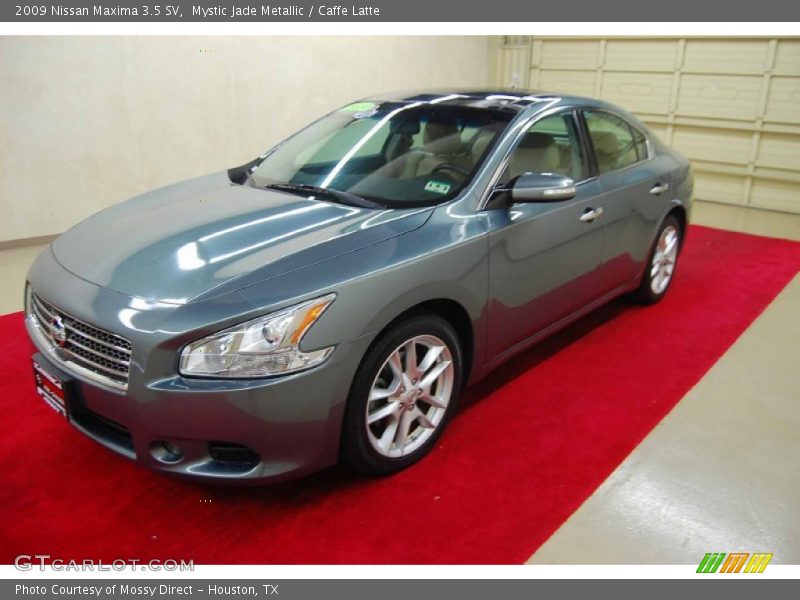 Mystic Jade Metallic / Caffe Latte 2009 Nissan Maxima 3.5 SV
