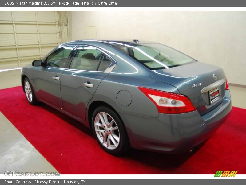 Mystic Jade Metallic / Caffe Latte 2009 Nissan Maxima 3.5 SV