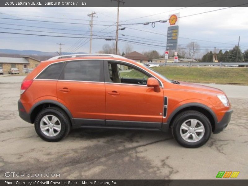 Sunburst Orange / Tan 2008 Saturn VUE XE