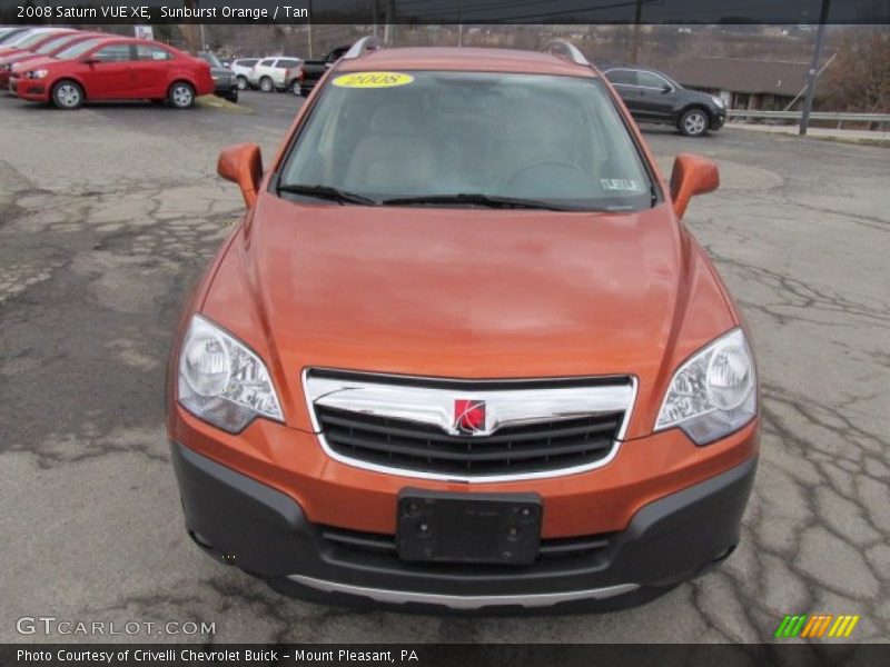 Sunburst Orange / Tan 2008 Saturn VUE XE