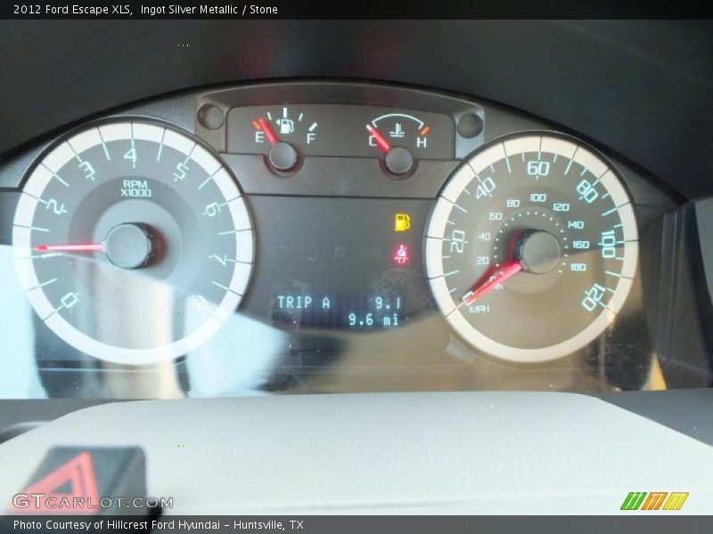 Ingot Silver Metallic / Stone 2012 Ford Escape XLS
