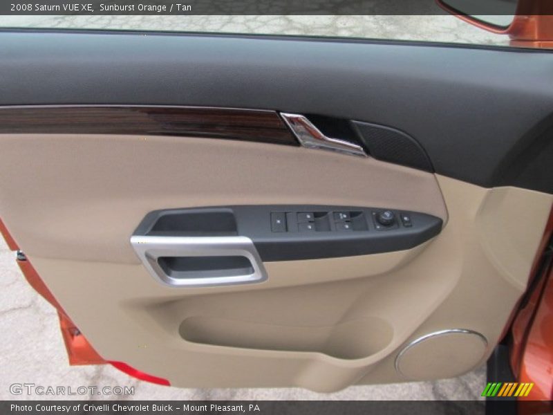 Sunburst Orange / Tan 2008 Saturn VUE XE