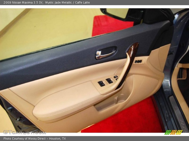 Mystic Jade Metallic / Caffe Latte 2009 Nissan Maxima 3.5 SV