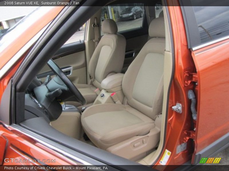 Sunburst Orange / Tan 2008 Saturn VUE XE