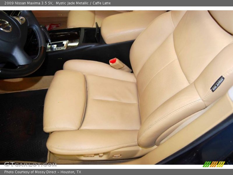 Mystic Jade Metallic / Caffe Latte 2009 Nissan Maxima 3.5 SV