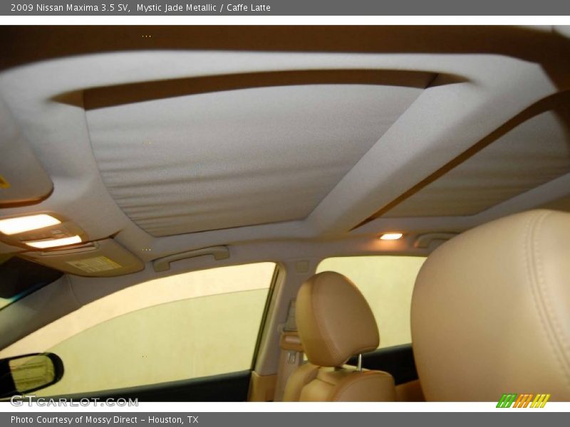Mystic Jade Metallic / Caffe Latte 2009 Nissan Maxima 3.5 SV