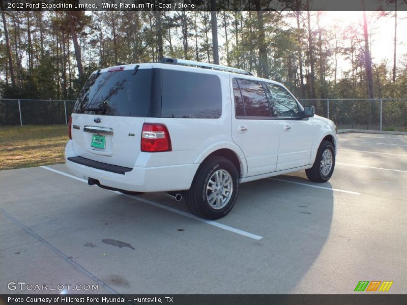 White Platinum Tri-Coat / Stone 2012 Ford Expedition Limited