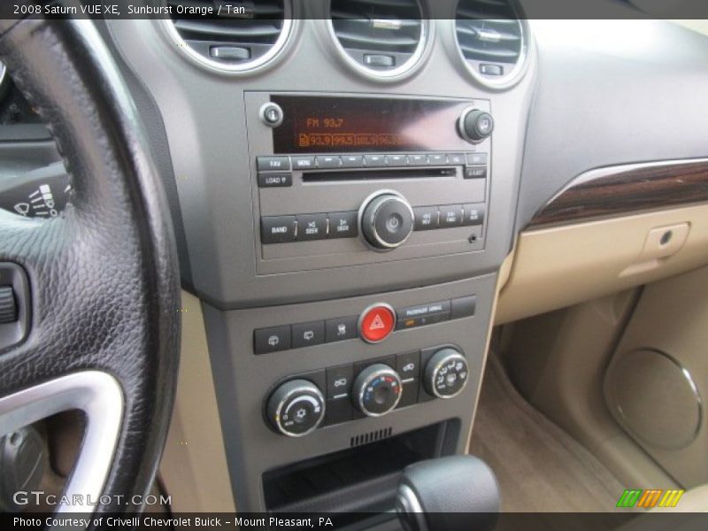 Sunburst Orange / Tan 2008 Saturn VUE XE