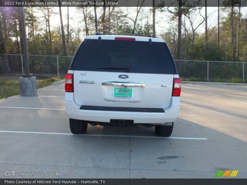 White Platinum Tri-Coat / Stone 2012 Ford Expedition Limited