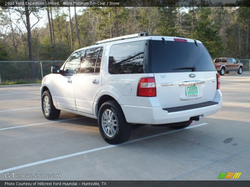 White Platinum Tri-Coat / Stone 2012 Ford Expedition Limited