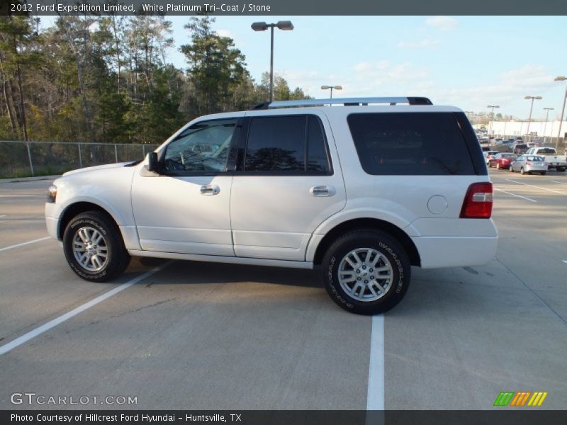 White Platinum Tri-Coat / Stone 2012 Ford Expedition Limited
