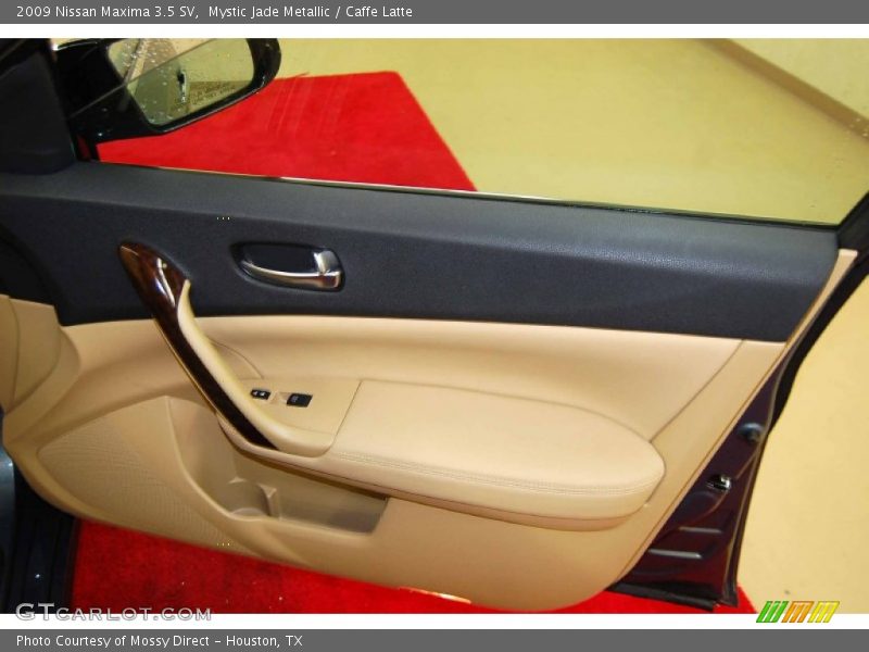 Mystic Jade Metallic / Caffe Latte 2009 Nissan Maxima 3.5 SV