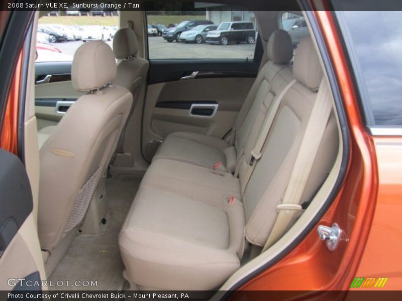 Sunburst Orange / Tan 2008 Saturn VUE XE