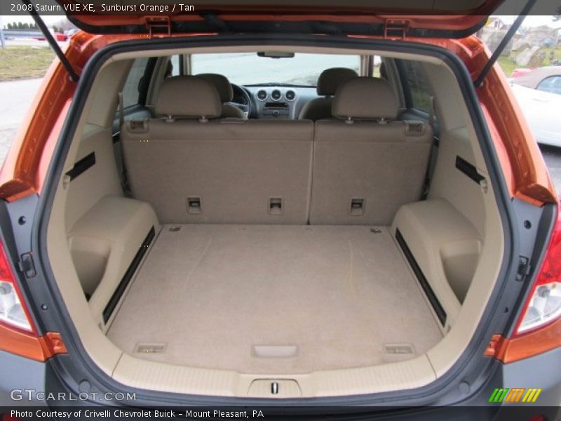 Sunburst Orange / Tan 2008 Saturn VUE XE