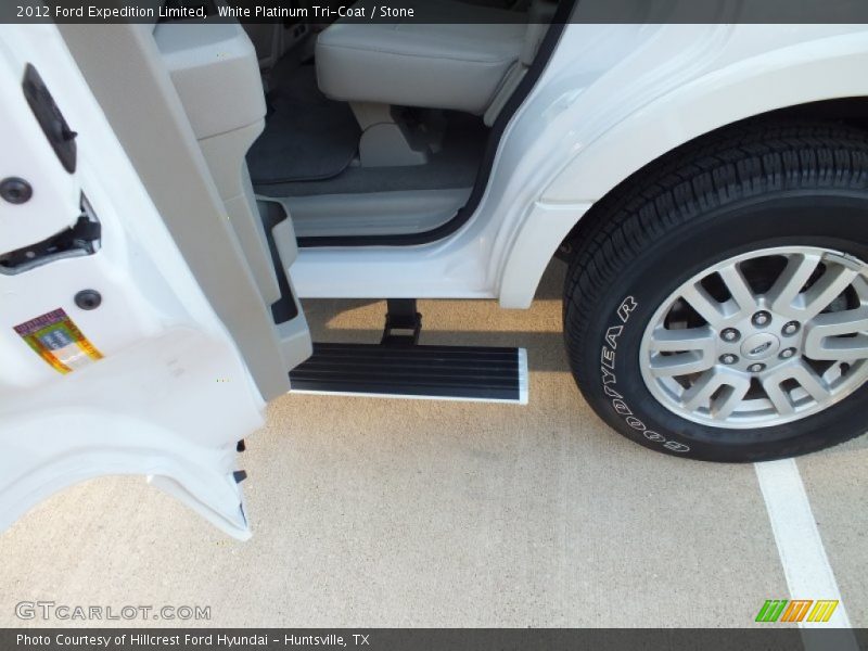 White Platinum Tri-Coat / Stone 2012 Ford Expedition Limited
