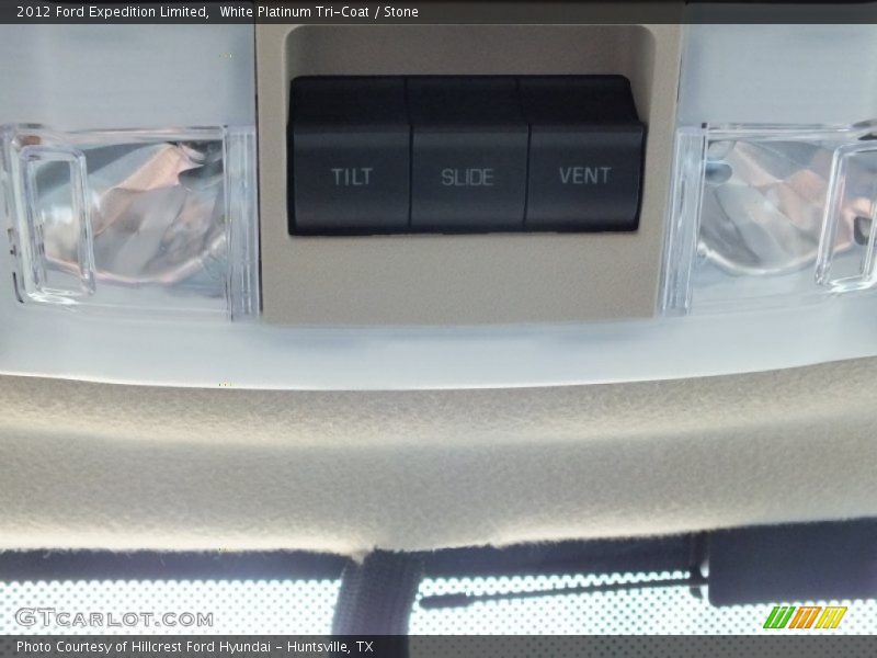 White Platinum Tri-Coat / Stone 2012 Ford Expedition Limited