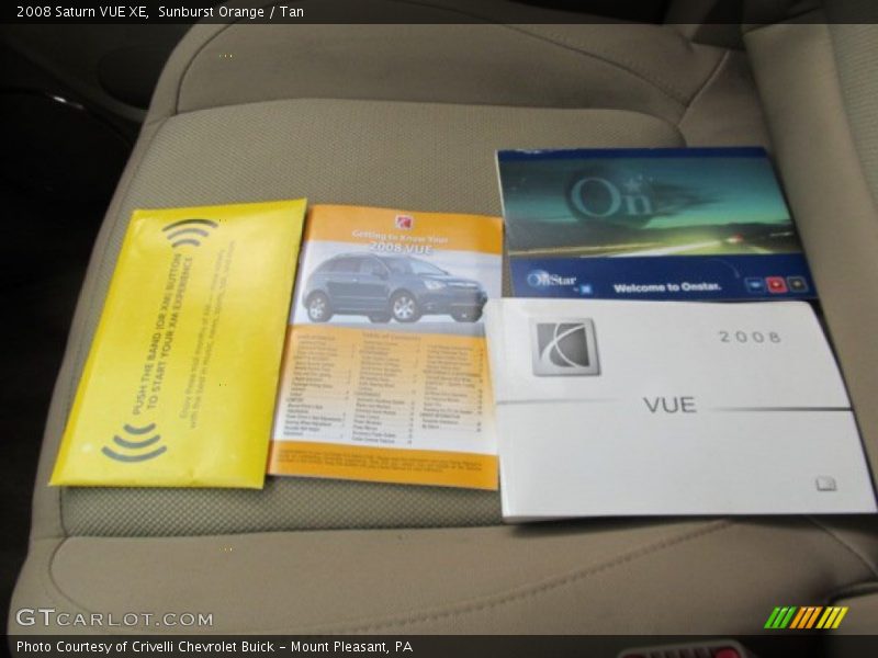 Sunburst Orange / Tan 2008 Saturn VUE XE