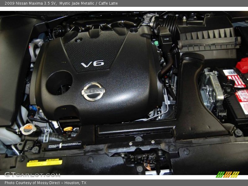 Mystic Jade Metallic / Caffe Latte 2009 Nissan Maxima 3.5 SV