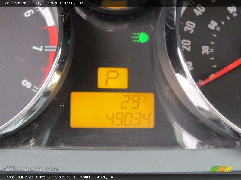 Sunburst Orange / Tan 2008 Saturn VUE XE