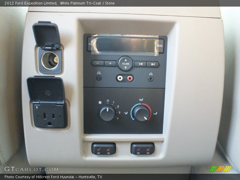White Platinum Tri-Coat / Stone 2012 Ford Expedition Limited