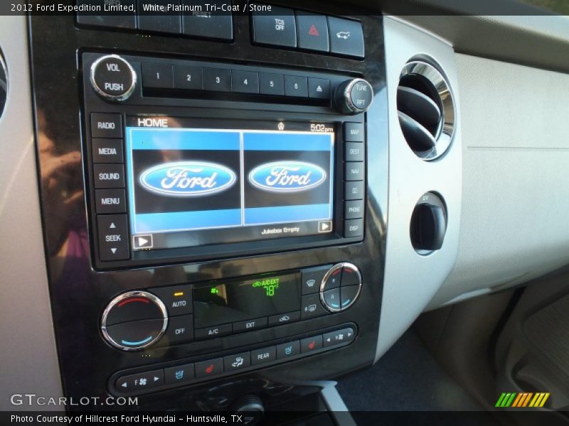 White Platinum Tri-Coat / Stone 2012 Ford Expedition Limited