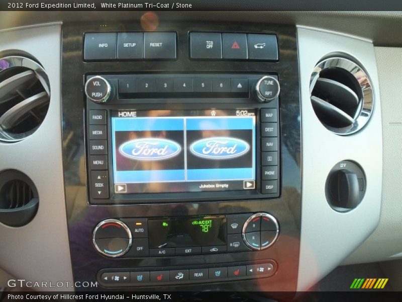 White Platinum Tri-Coat / Stone 2012 Ford Expedition Limited