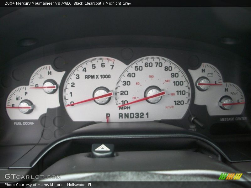 Black Clearcoat / Midnight Grey 2004 Mercury Mountaineer V8 AWD