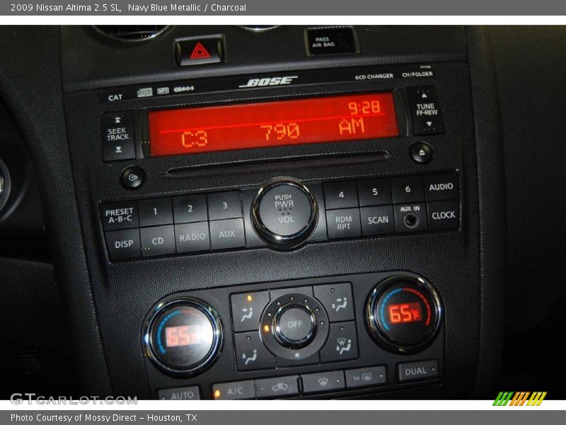 Navy Blue Metallic / Charcoal 2009 Nissan Altima 2.5 SL