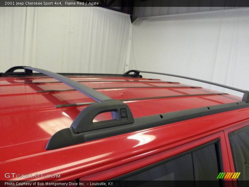 Flame Red / Agate 2001 Jeep Cherokee Sport 4x4