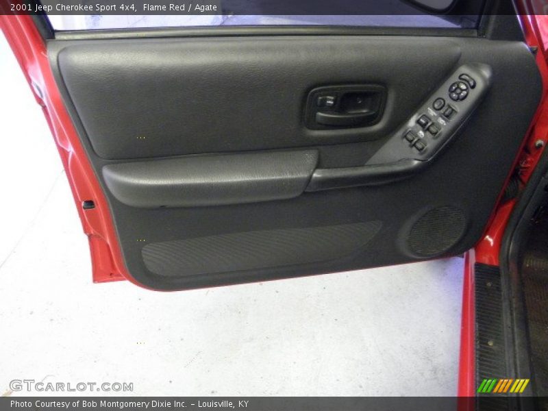 Flame Red / Agate 2001 Jeep Cherokee Sport 4x4