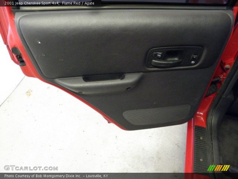 Flame Red / Agate 2001 Jeep Cherokee Sport 4x4