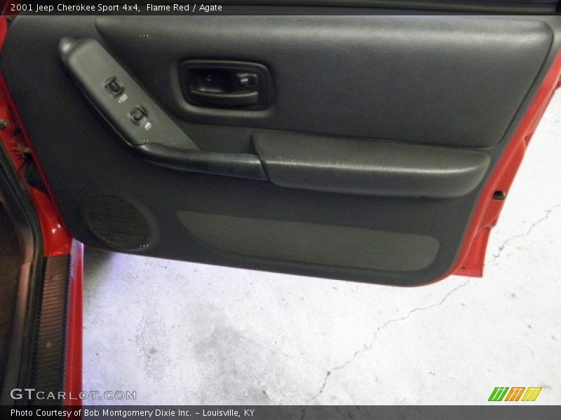 Flame Red / Agate 2001 Jeep Cherokee Sport 4x4