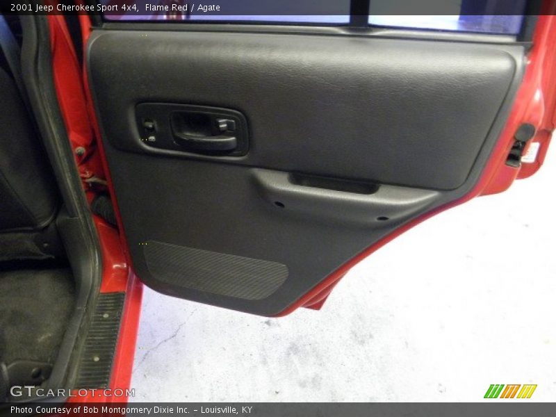 Flame Red / Agate 2001 Jeep Cherokee Sport 4x4