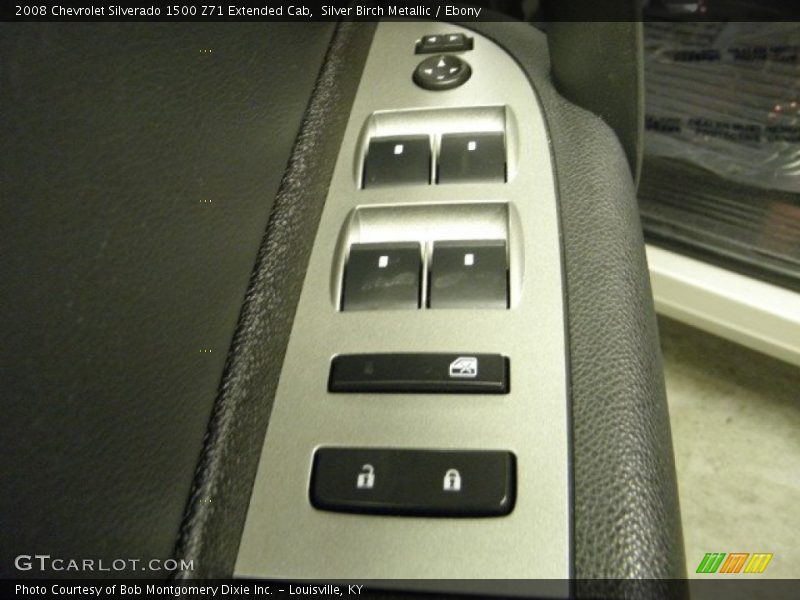 Silver Birch Metallic / Ebony 2008 Chevrolet Silverado 1500 Z71 Extended Cab