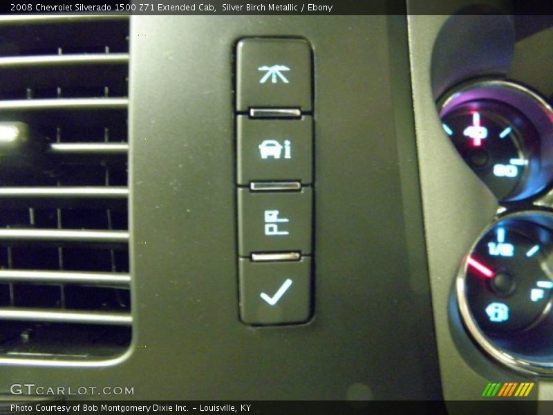 Silver Birch Metallic / Ebony 2008 Chevrolet Silverado 1500 Z71 Extended Cab