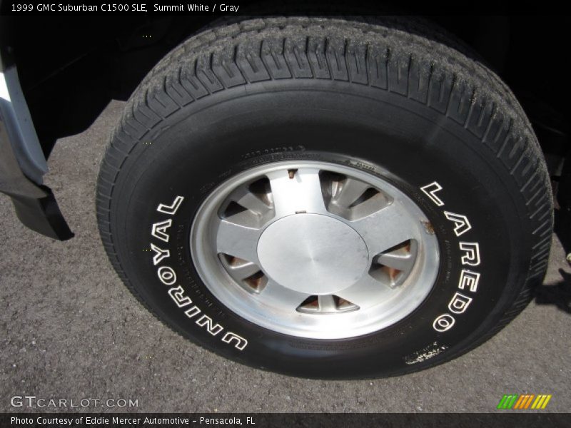 Summit White / Gray 1999 GMC Suburban C1500 SLE