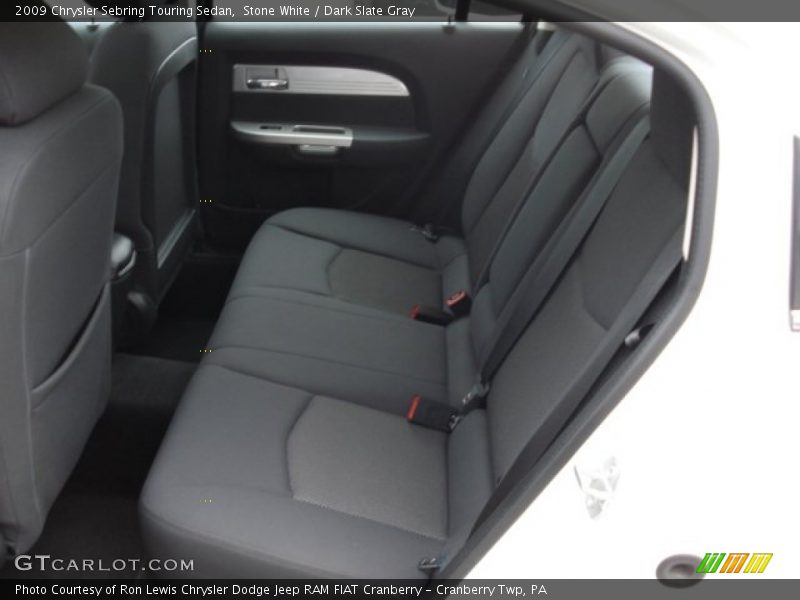 Stone White / Dark Slate Gray 2009 Chrysler Sebring Touring Sedan