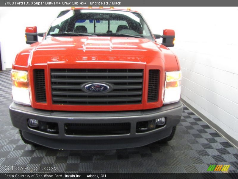 Bright Red / Black 2008 Ford F350 Super Duty FX4 Crew Cab 4x4