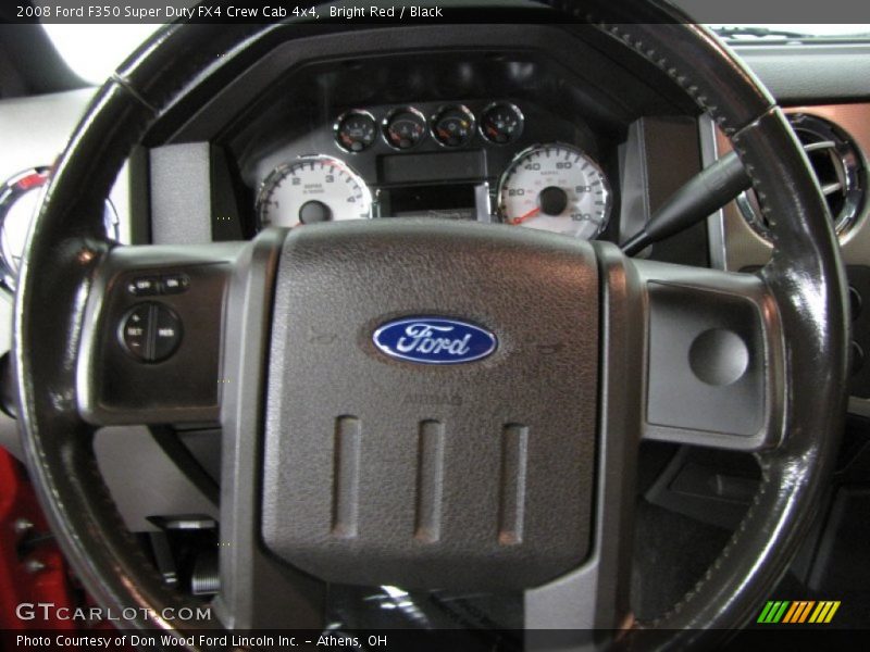 Bright Red / Black 2008 Ford F350 Super Duty FX4 Crew Cab 4x4