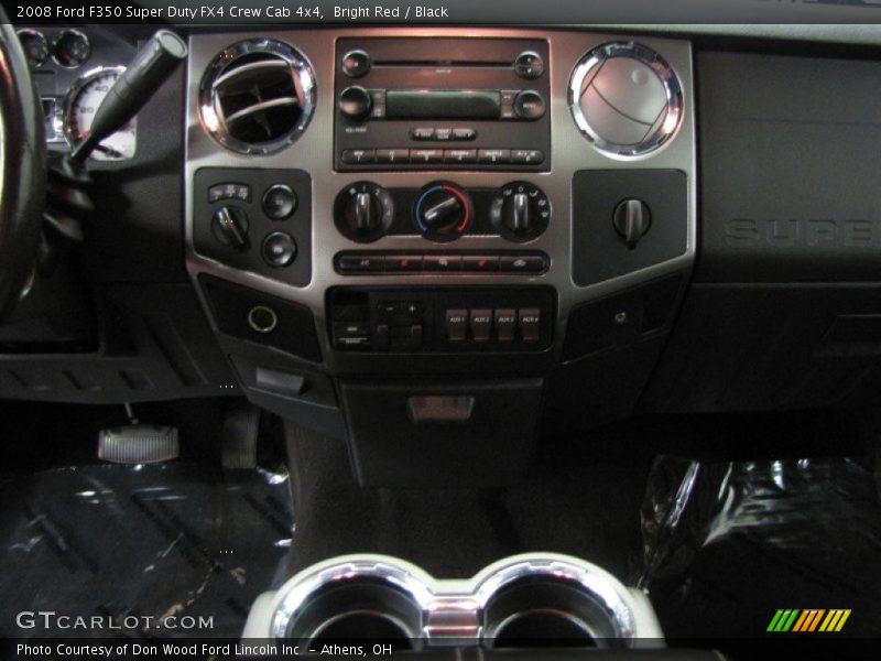 Bright Red / Black 2008 Ford F350 Super Duty FX4 Crew Cab 4x4